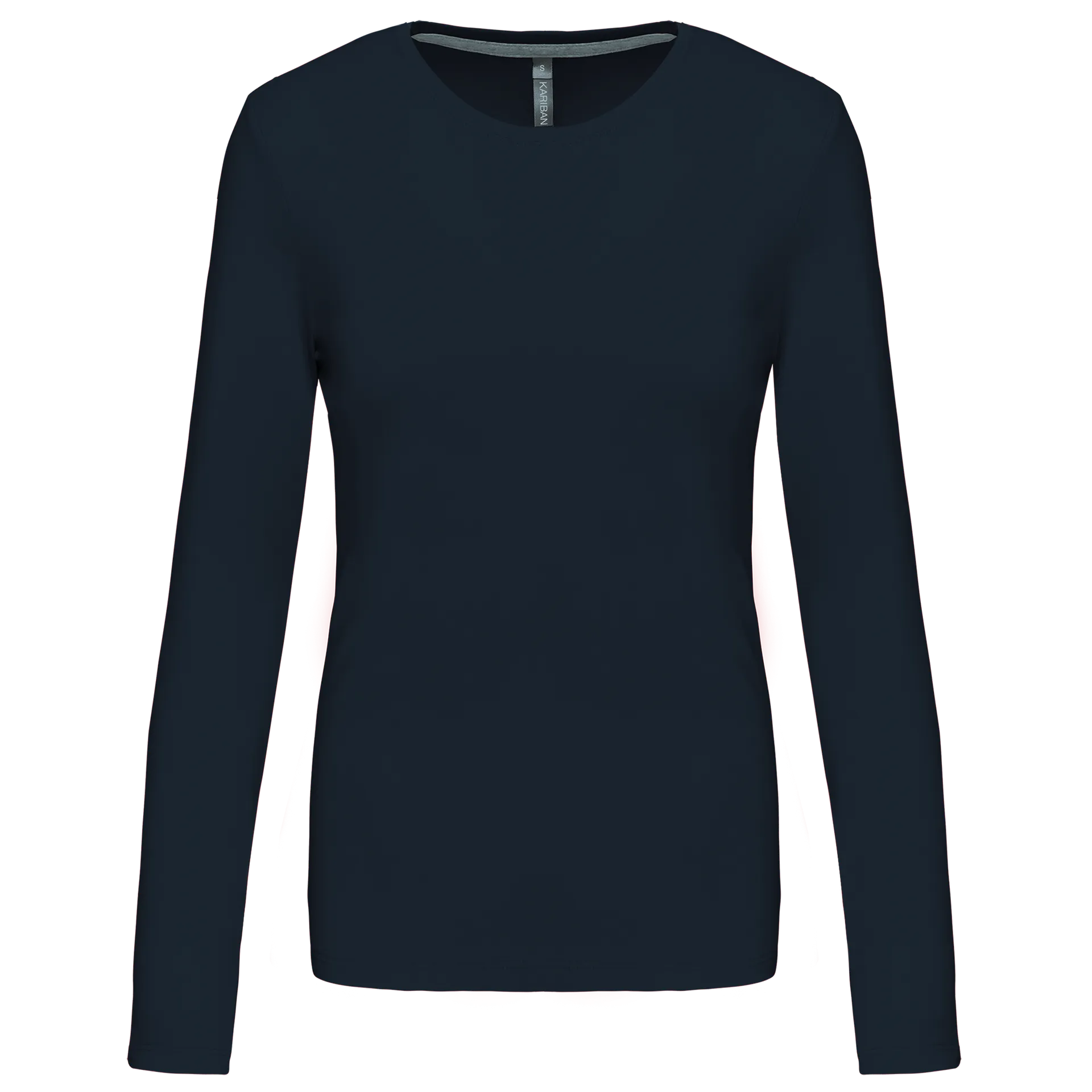 Damen-Langarmshirt mit Rundhalsausschnitt