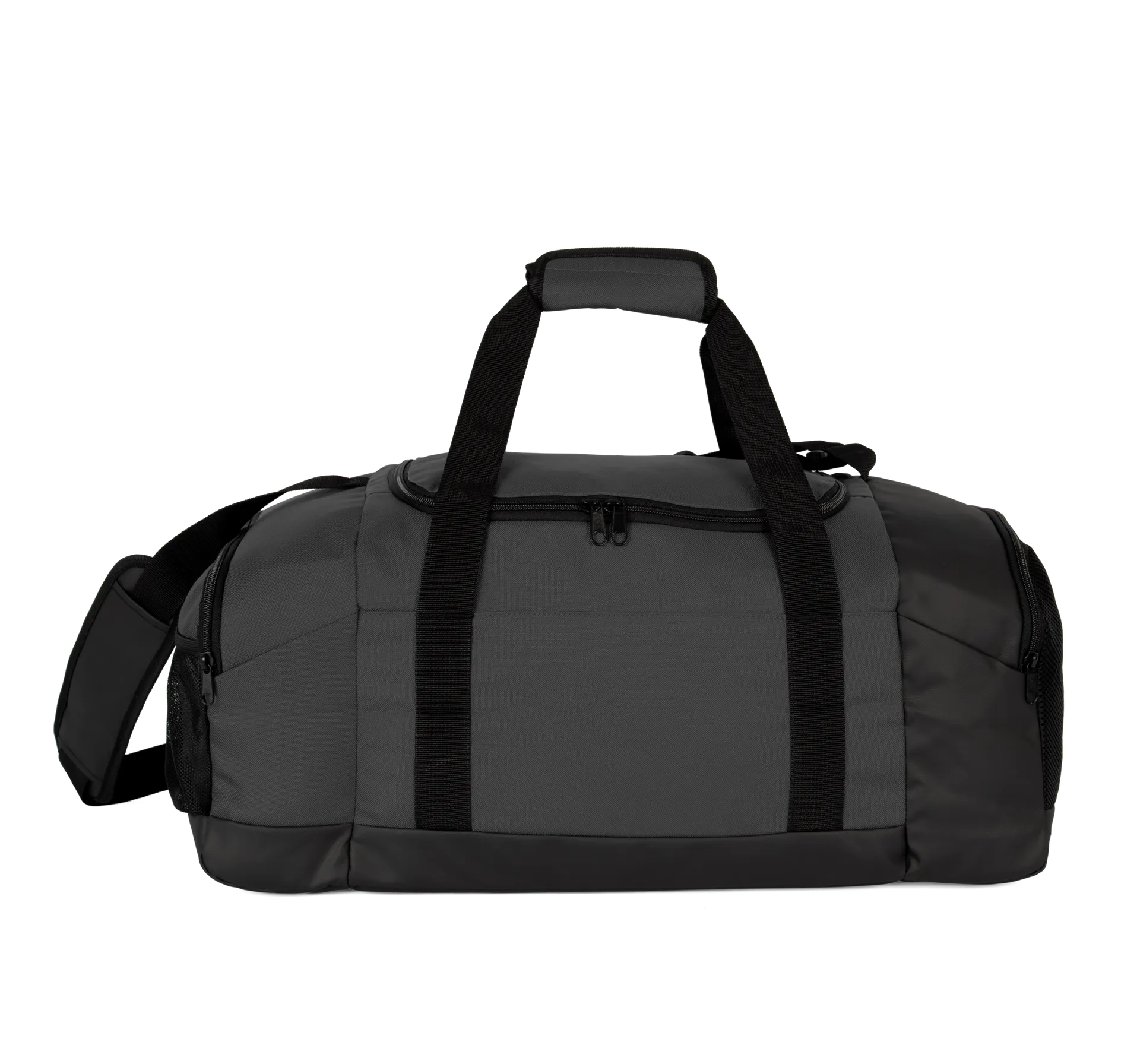 Recycelte Sporttasche mit doppelter Seitentasche