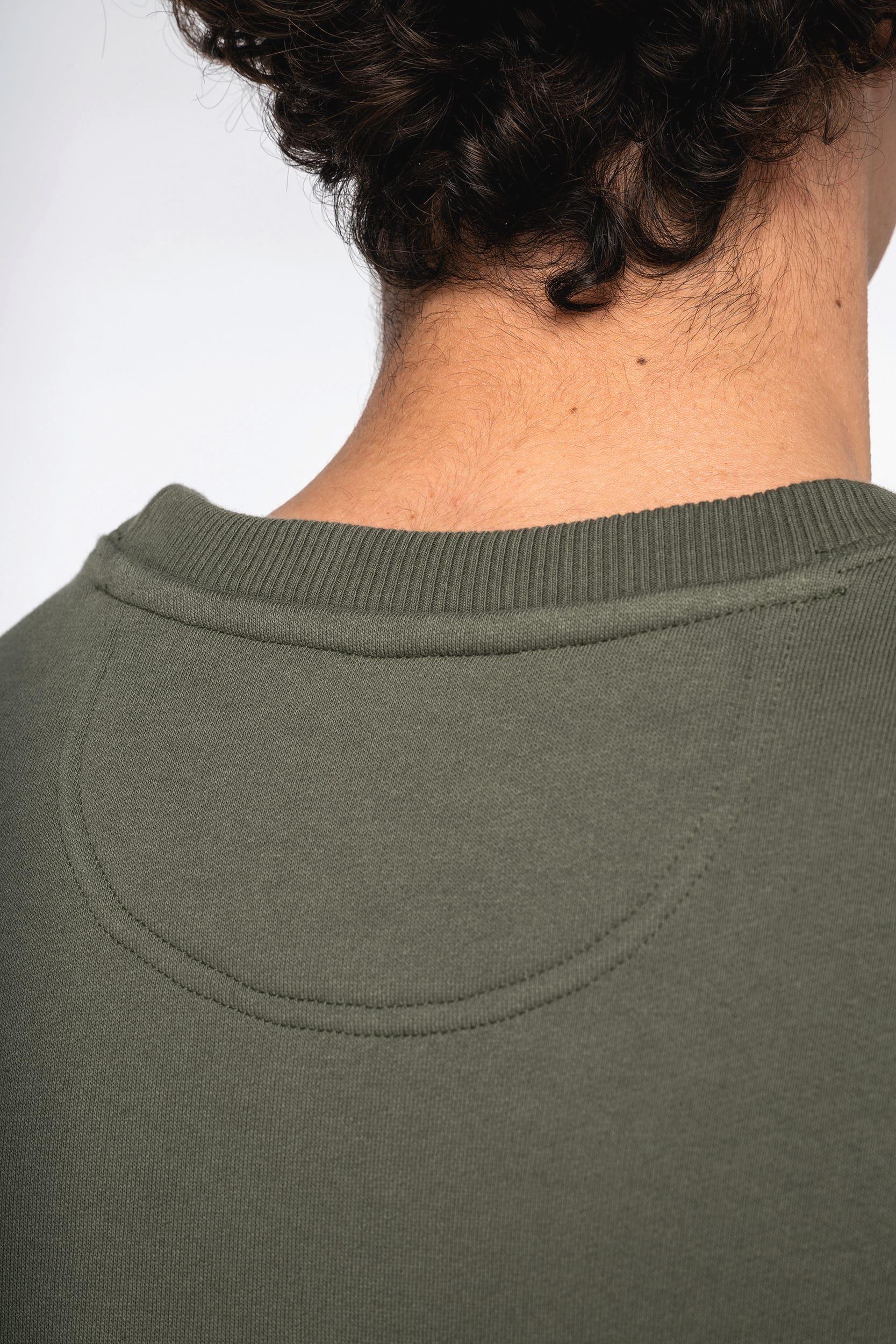 Umweltfreundliches Oversize Unisex-Sweatshirt mit Rundhalsausschnitt