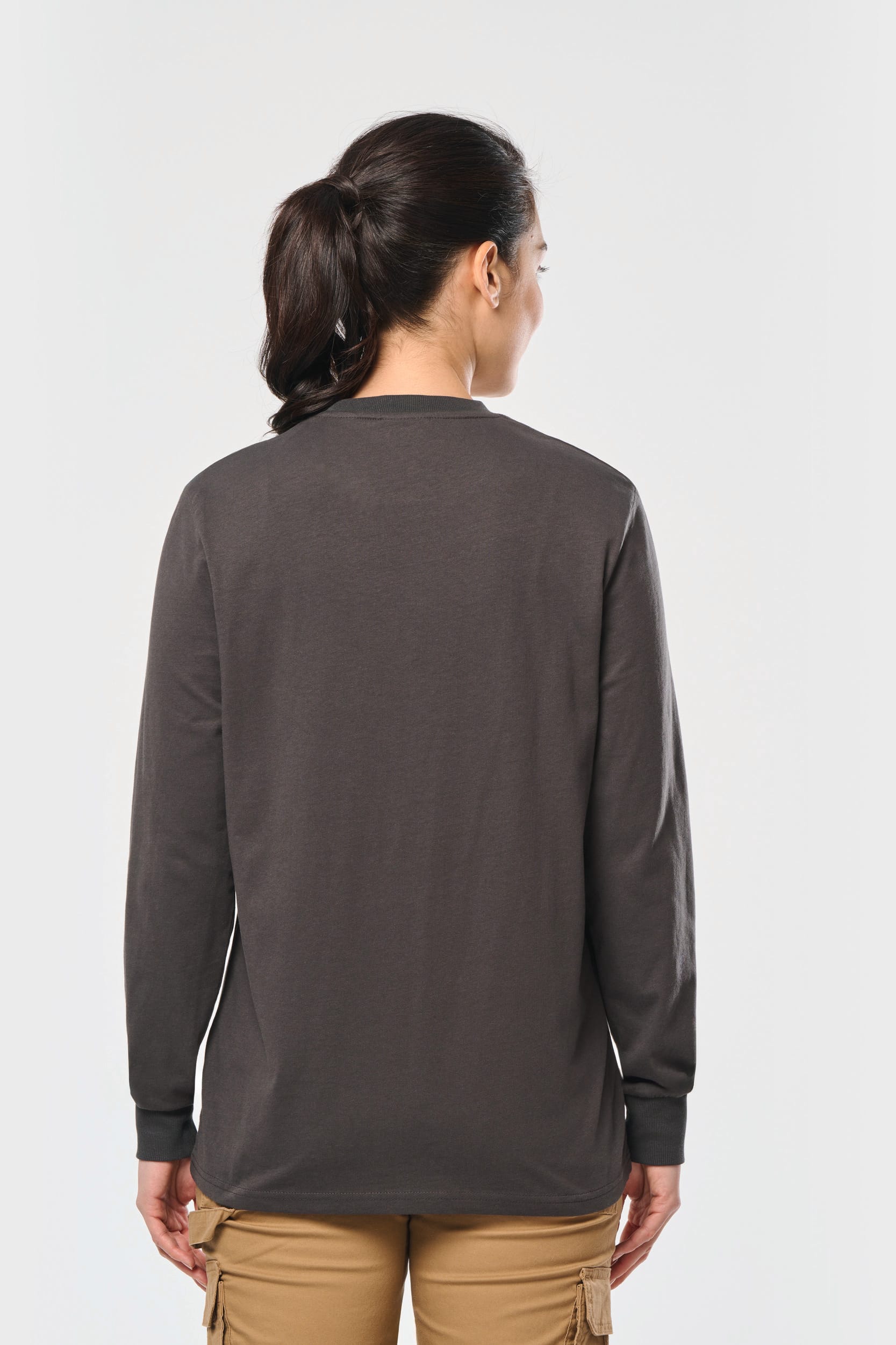 Umweltfreundliches Unisex-T-Shirt mit langen Ärmeln