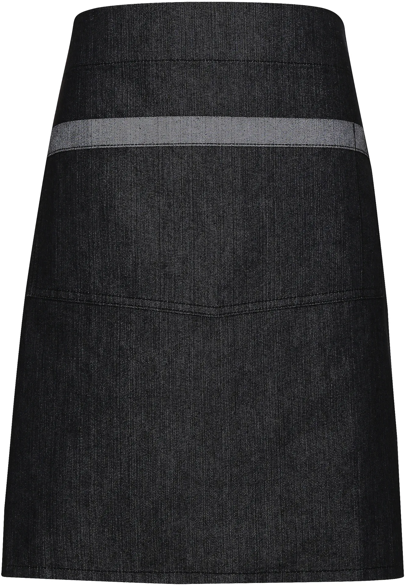 Domain - Contrast denim waist apron