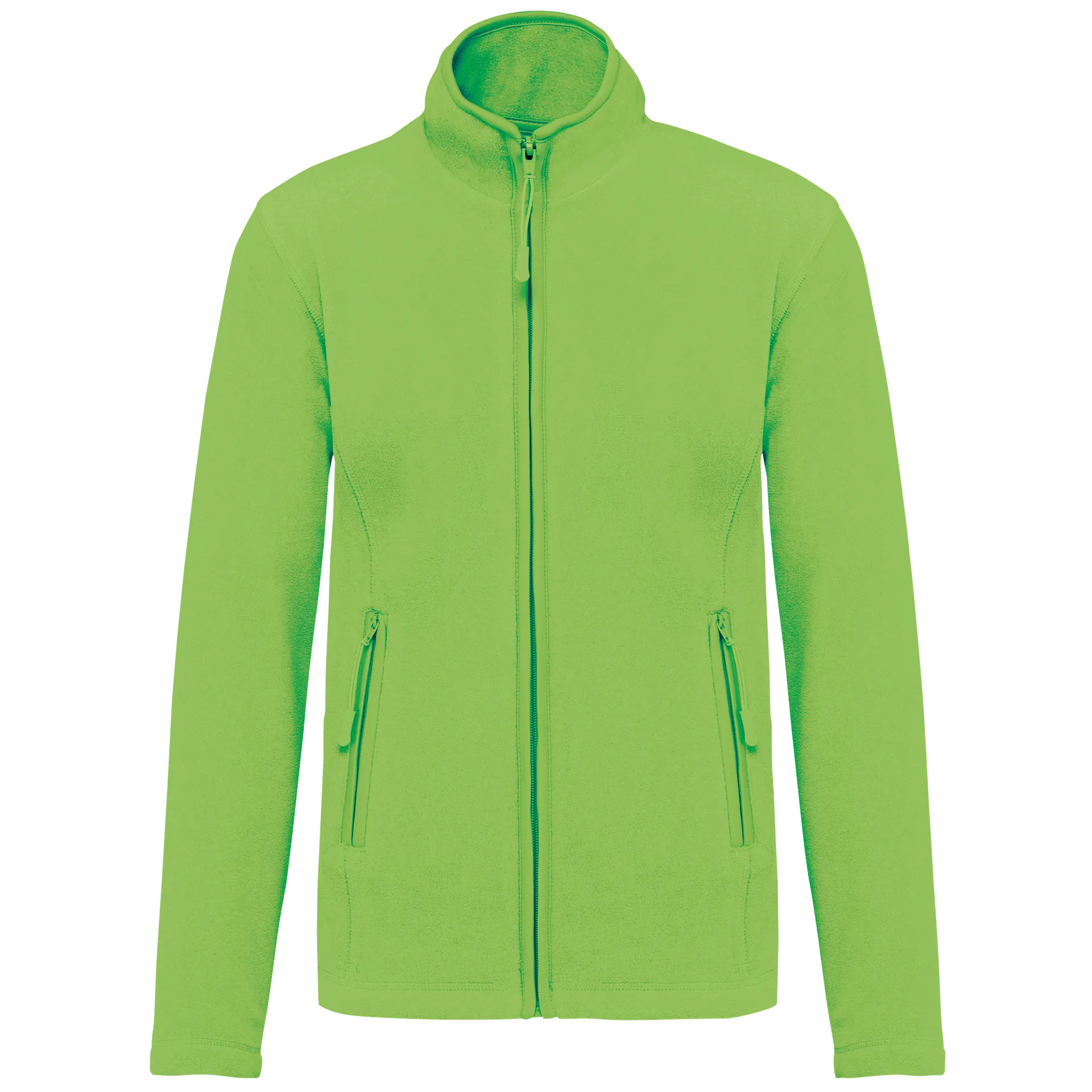 Mikrofleece-Jacke mit Reißverschluss für Damen