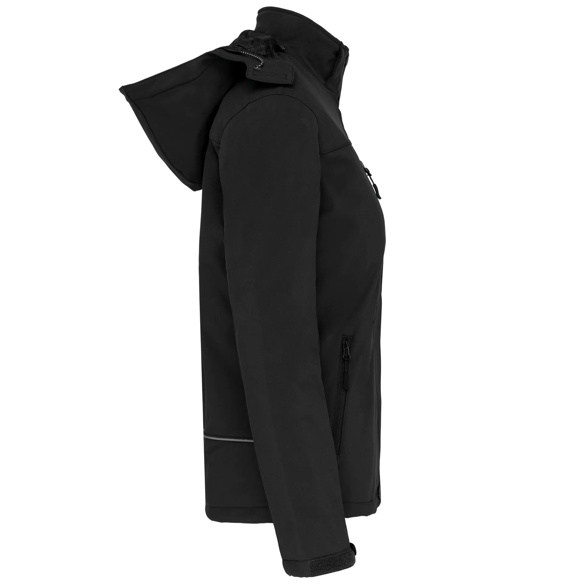 Damenparka Softshell wattiert mit Kapuze