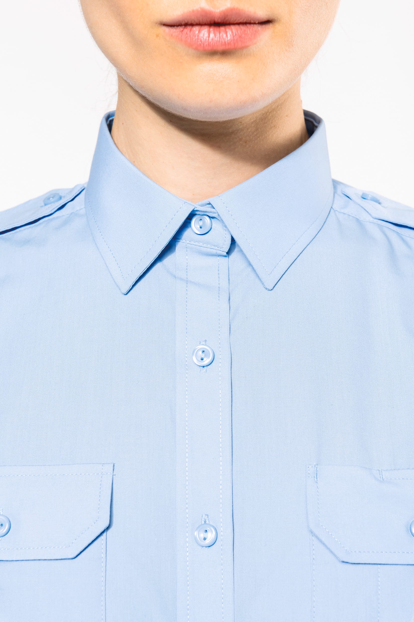 Langarm-Pilotenhemd für Damen