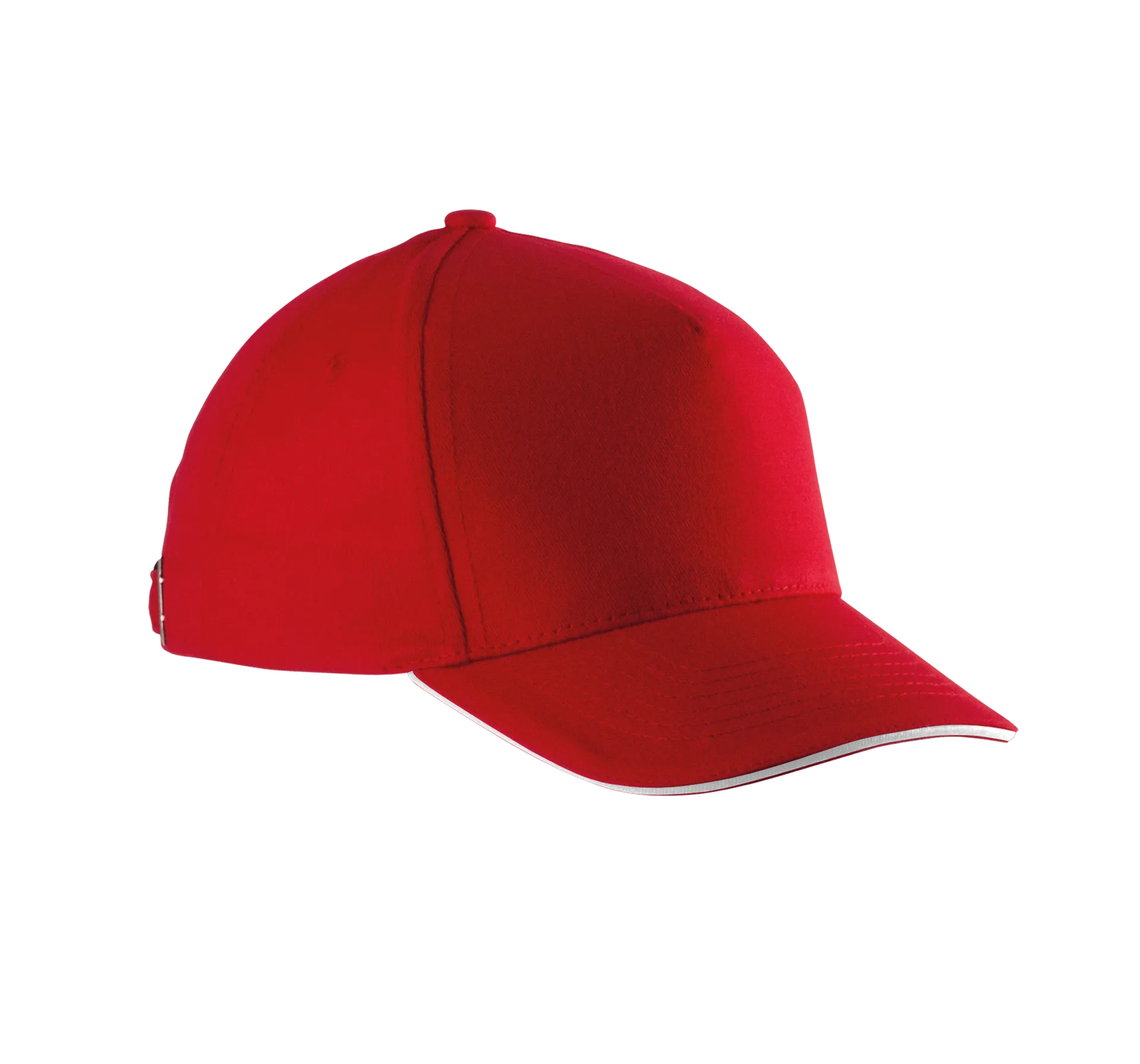 5-Panel Kinderkappe mit Kontrast-Sandwichschirm