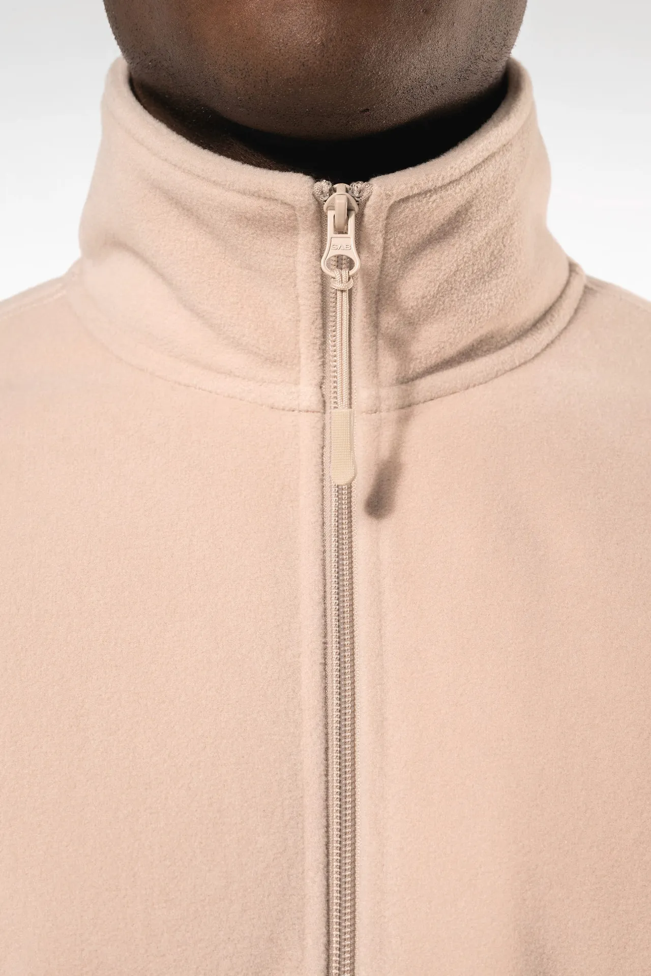 Verstellbare Fleecejacke mit elastischen Ärmelbündchen