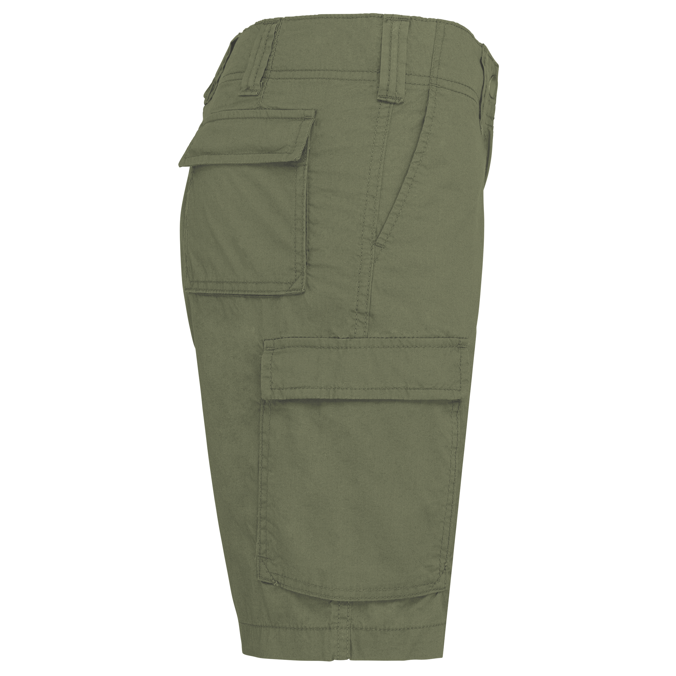Leichte Bermuda-Shorts für Damen mit mehreren Taschen