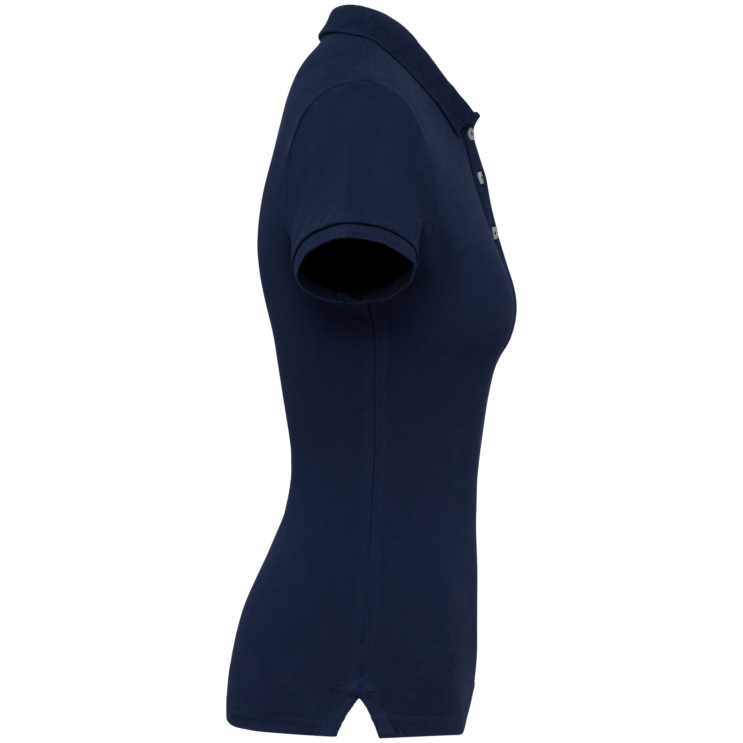 Kurzarm-Polohemd für Damen im Vintage-Stil