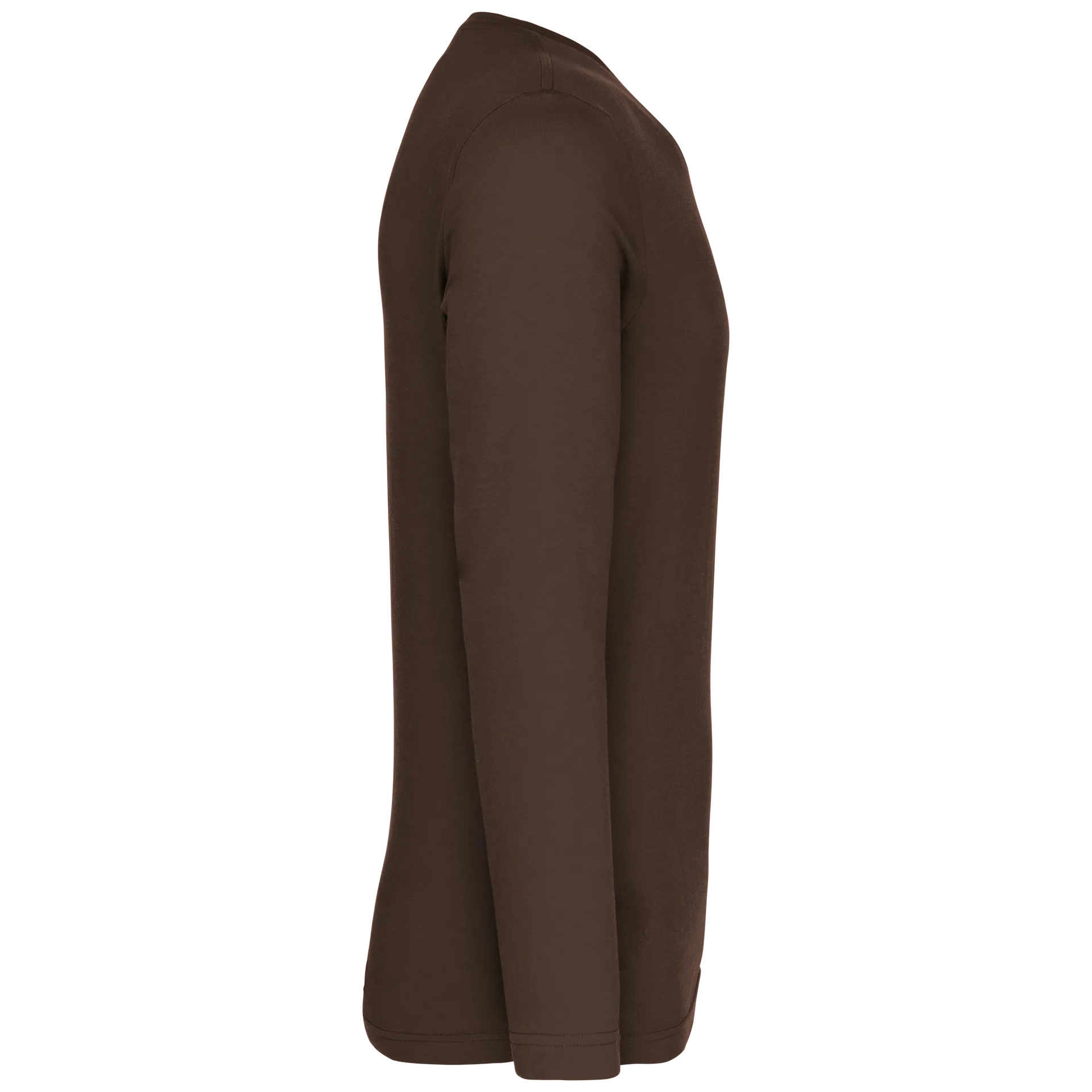 Herren Langarm-T-Shirt V-Ausschnitt