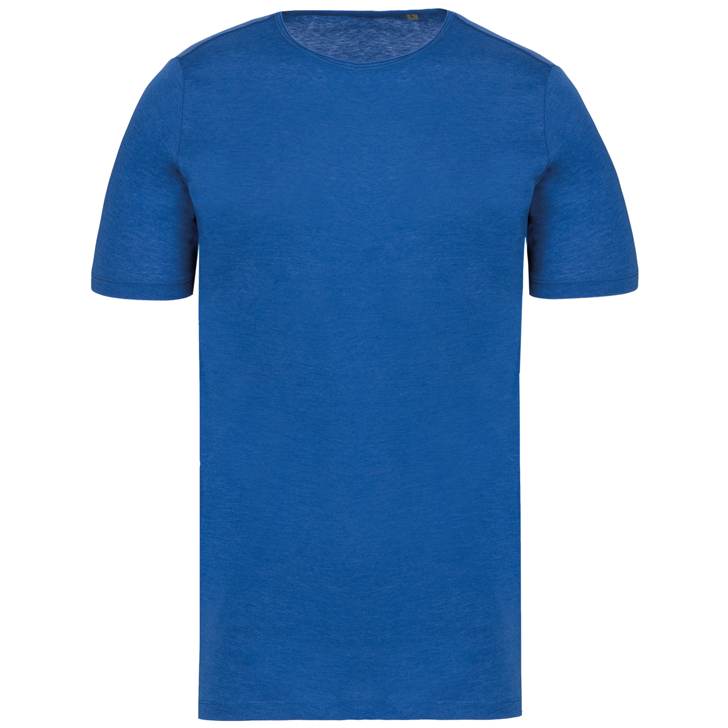 Bio-T-Shirt mit kurzen Ärmeln und ungesäumten Halsausschnitt