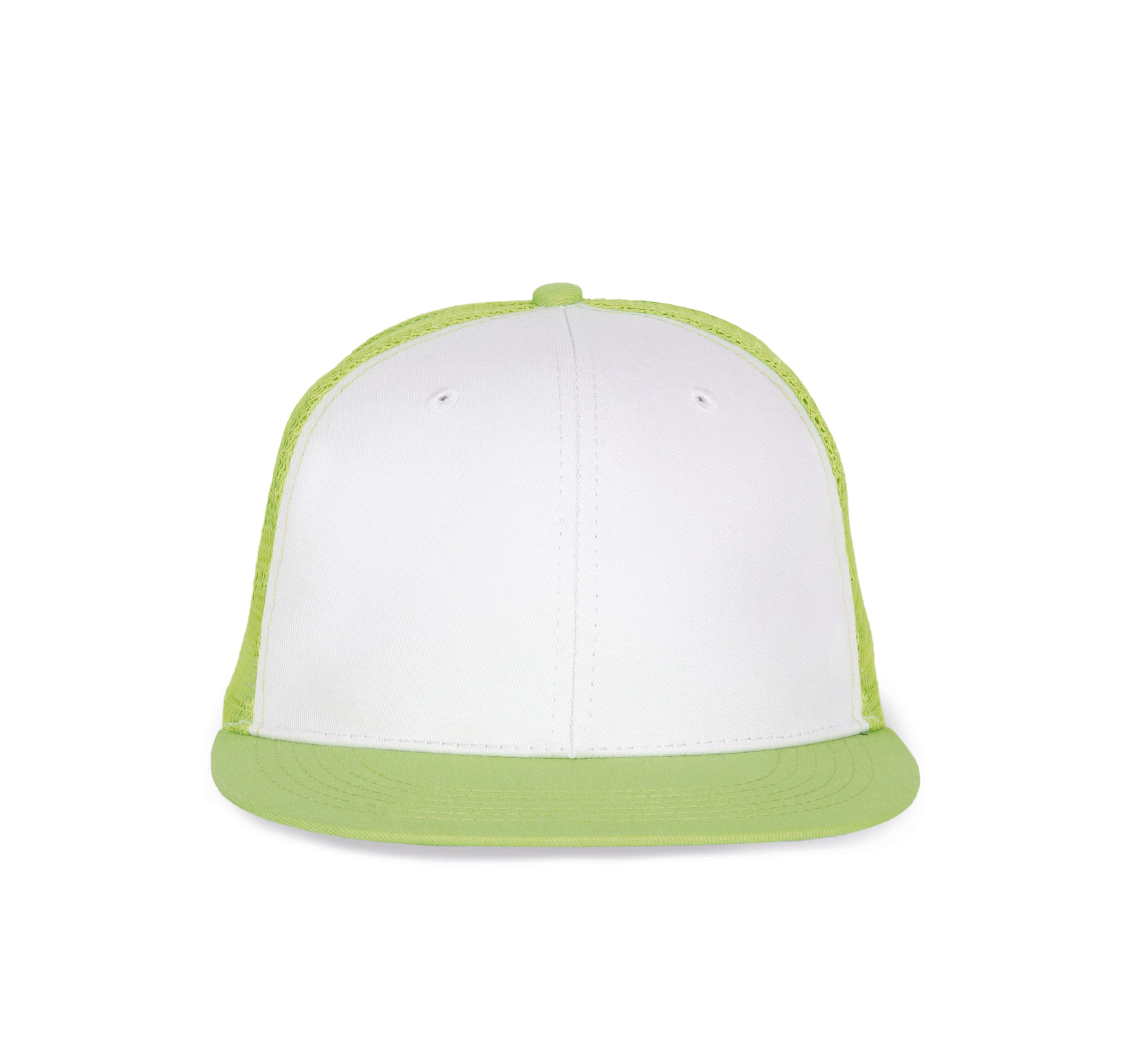 Trucker-Cap - 6-Panels-Kappe, Flachschirm
