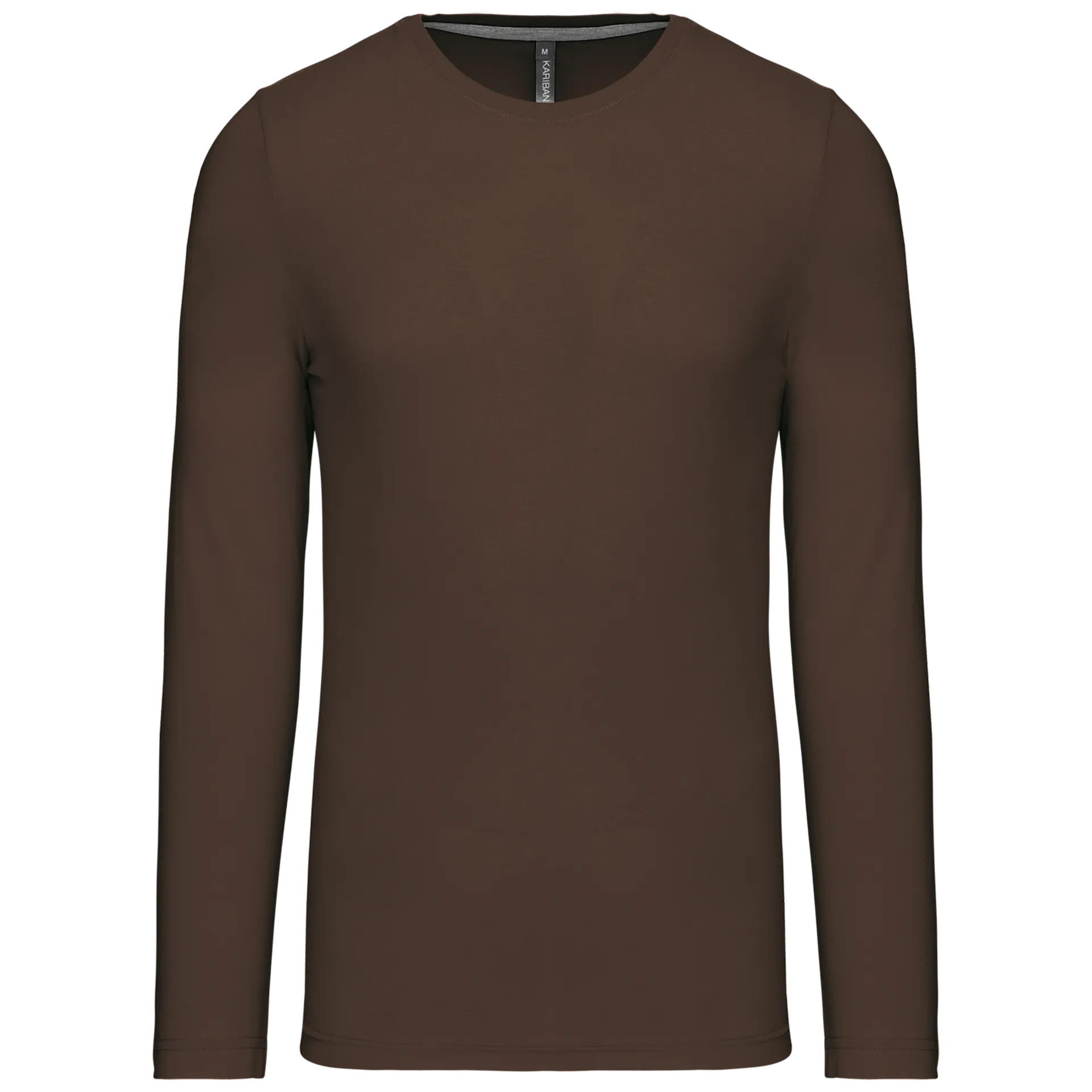 Herren Langarm-T-Shirt Rundhalsausschnitt