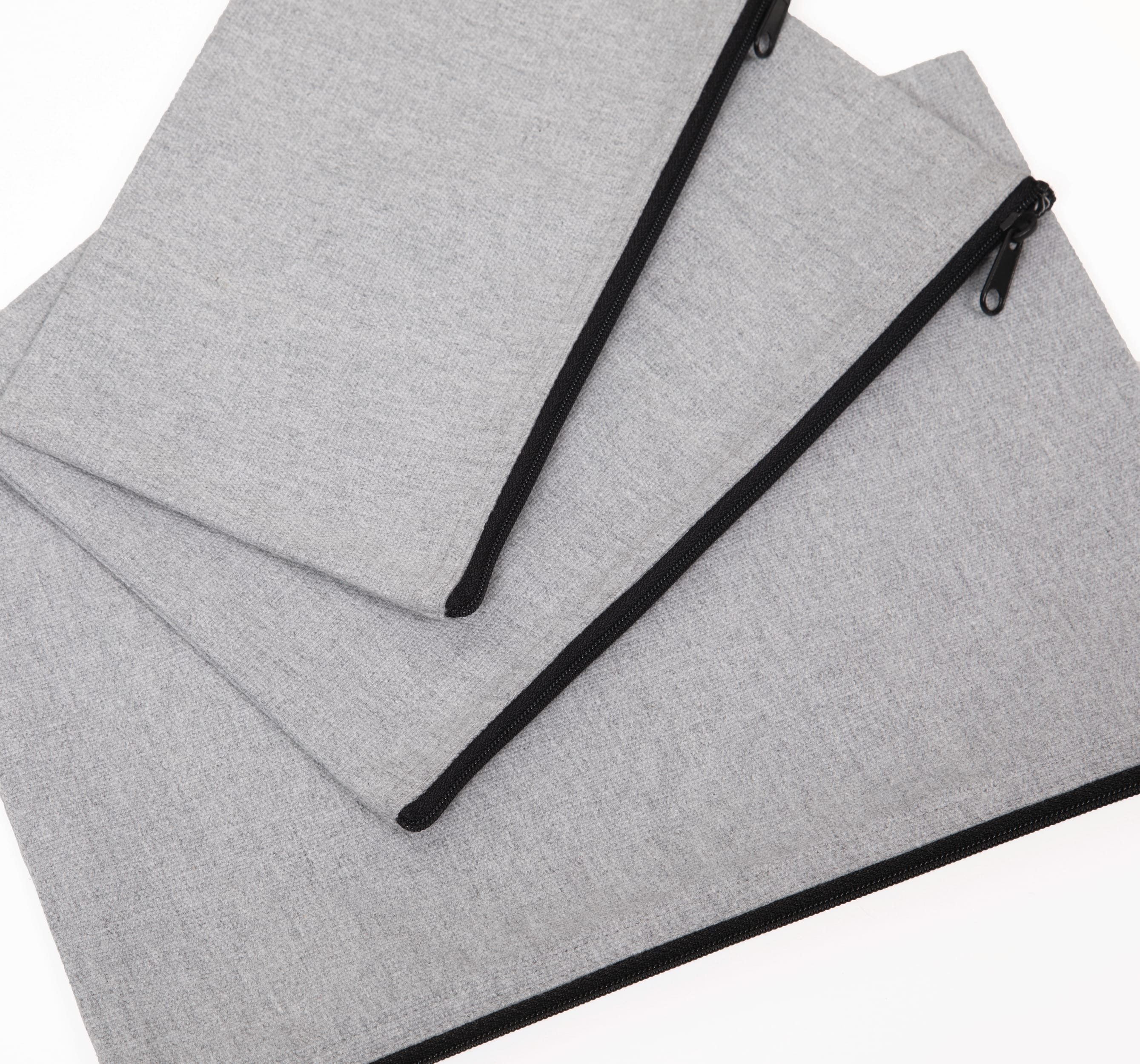 Recycelte kleine Tasche mit Reißverschluss