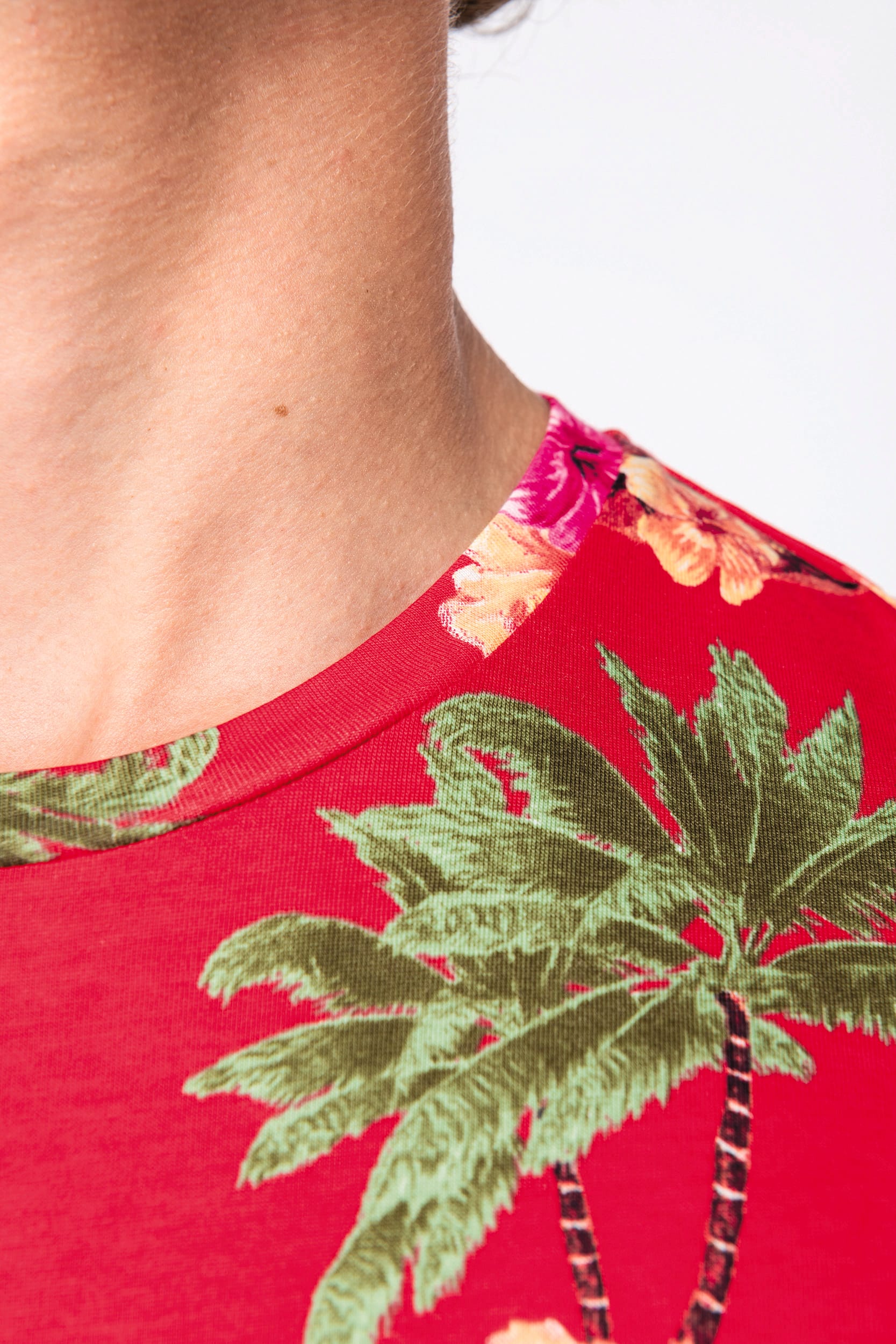 Umweltfreundliches Herren-T-Shirt Tropen-Druck