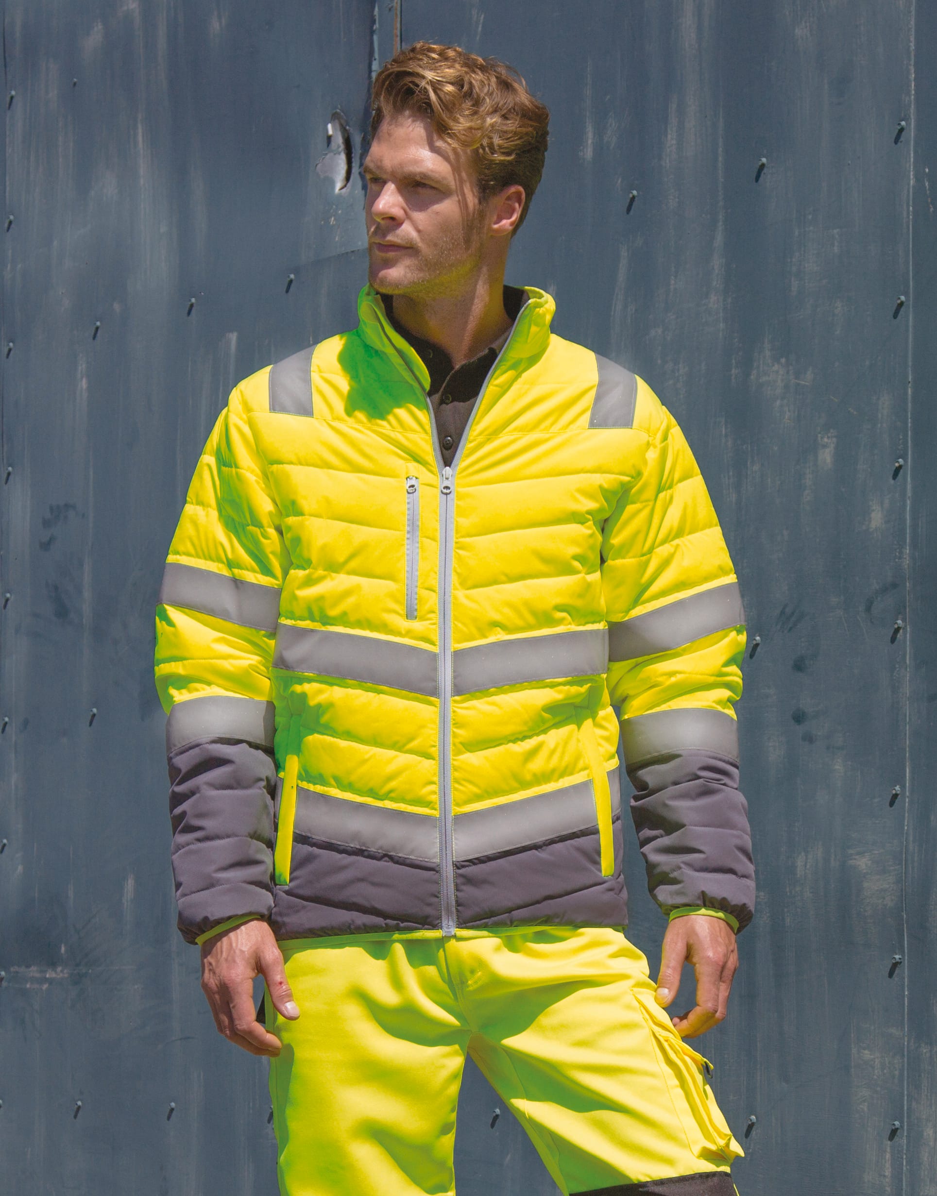 Soft padded Safety Jacket