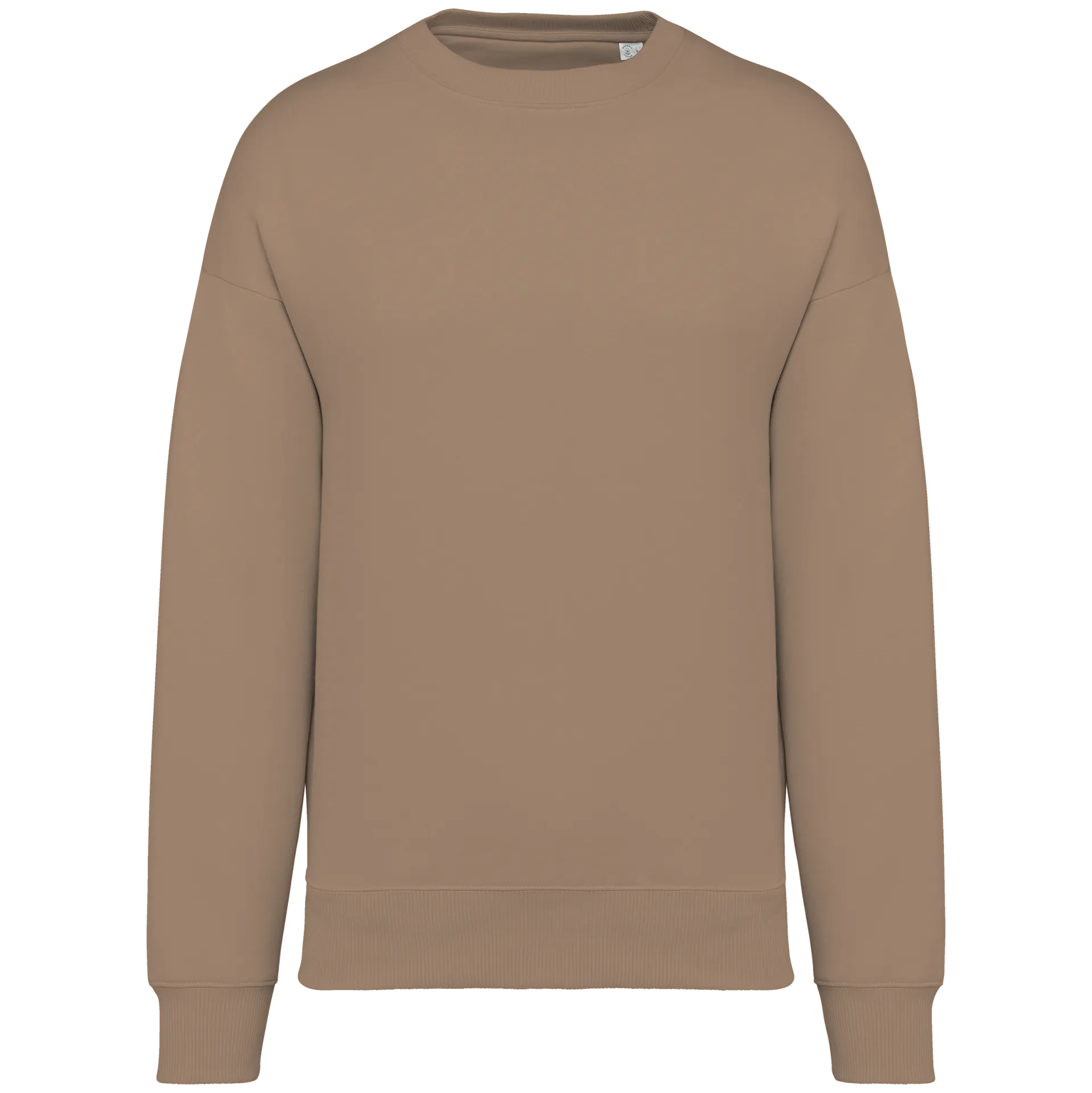 Umweltfreundliches Oversize Unisex-Sweatshirt mit Rundhalsausschnitt