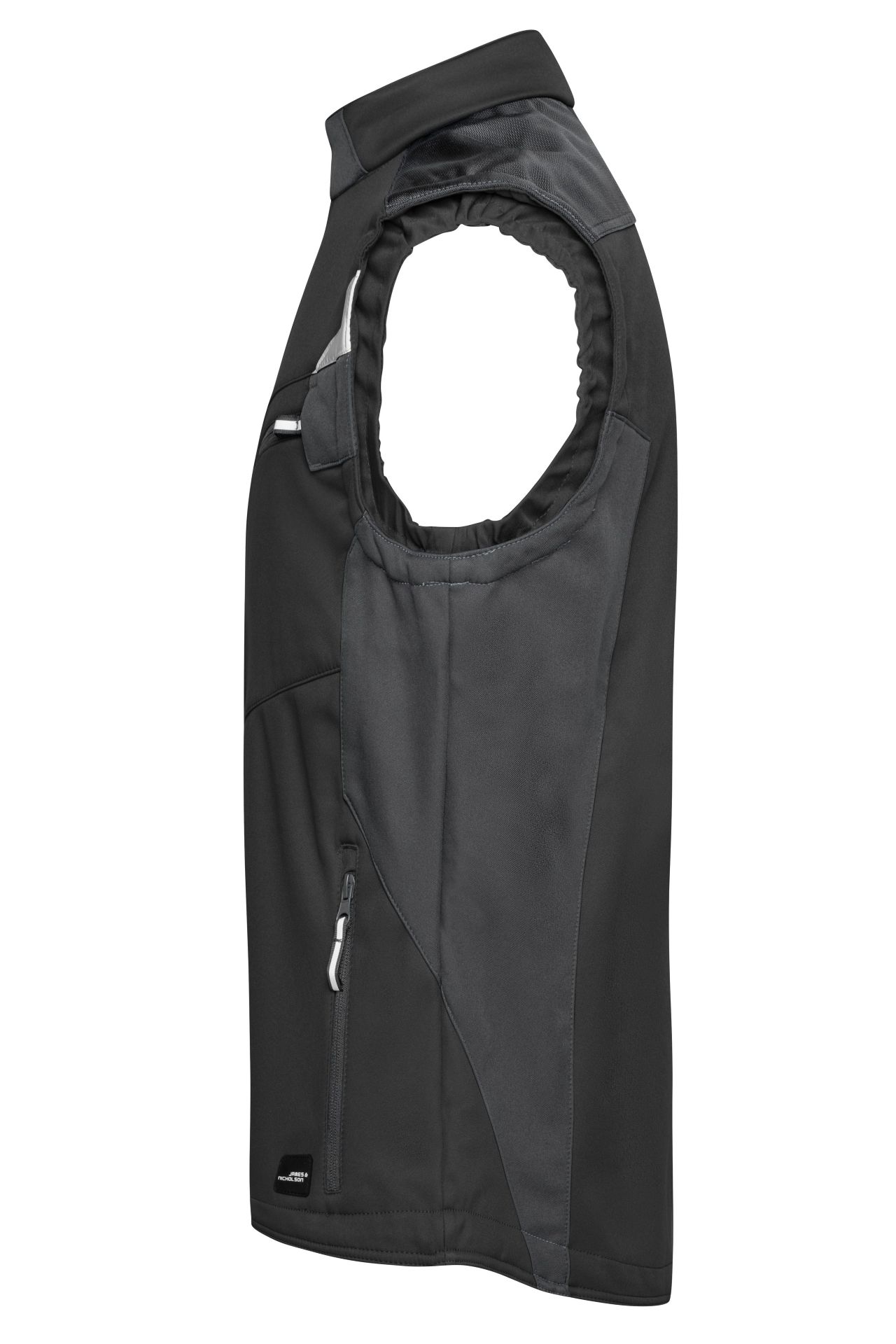 James & Nicholson JN845 – Funktionale Softshell-Arbeitsweste mit CORDURA®