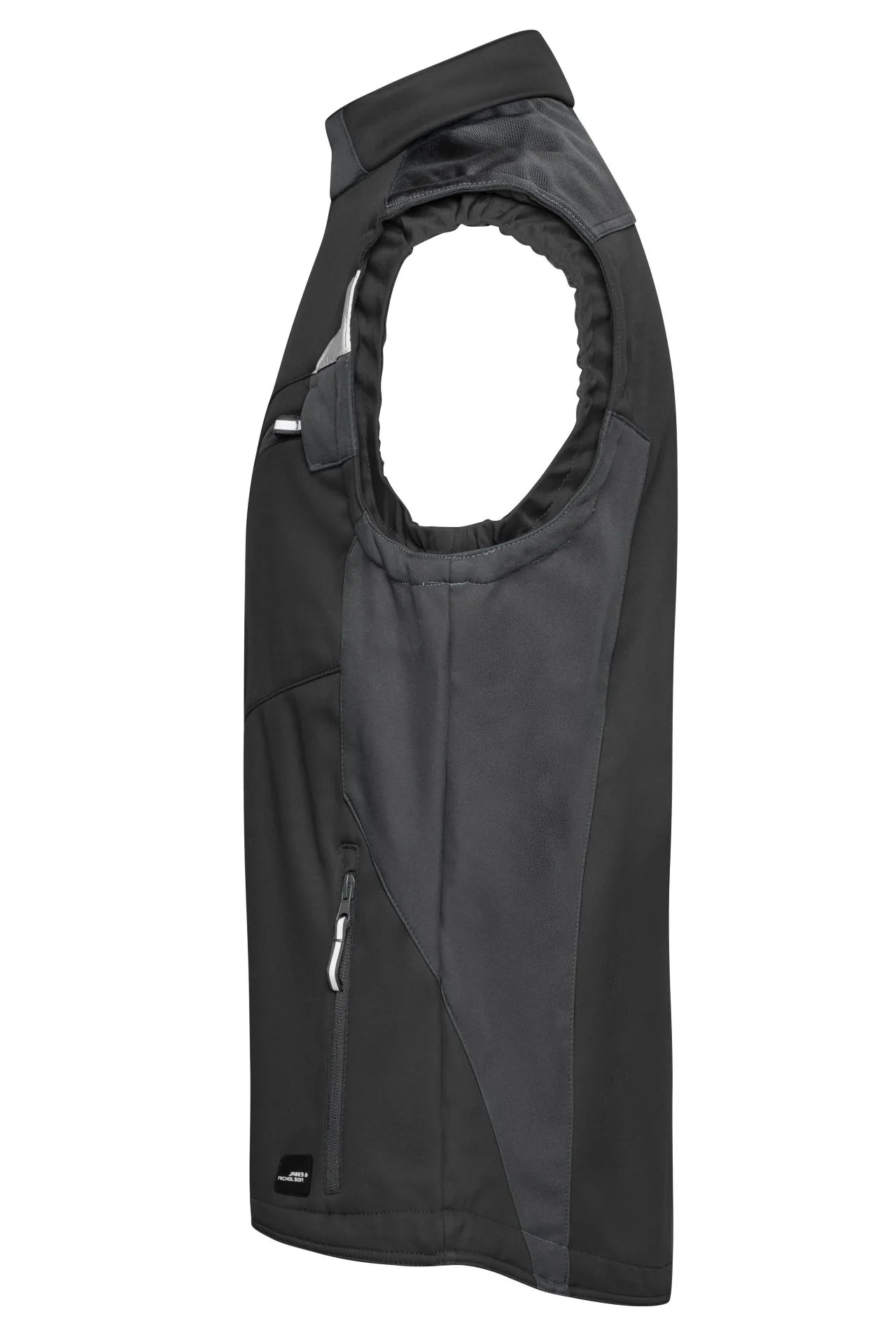 James & Nicholson JN845 – Funktionale Softshell-Arbeitsweste mit CORDURA®