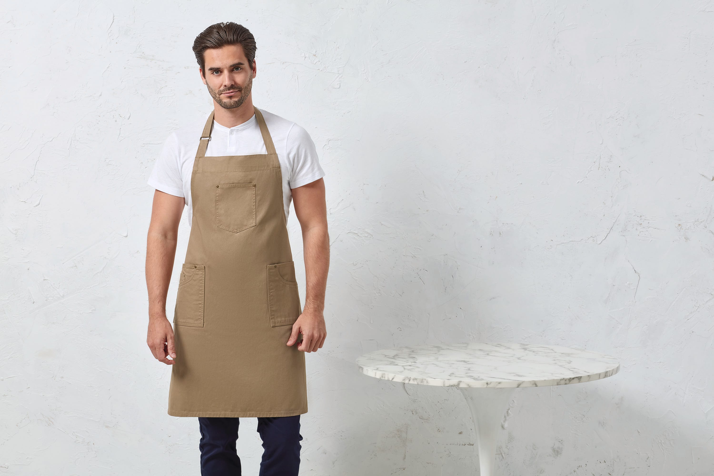 Chino - Cotton bib apron