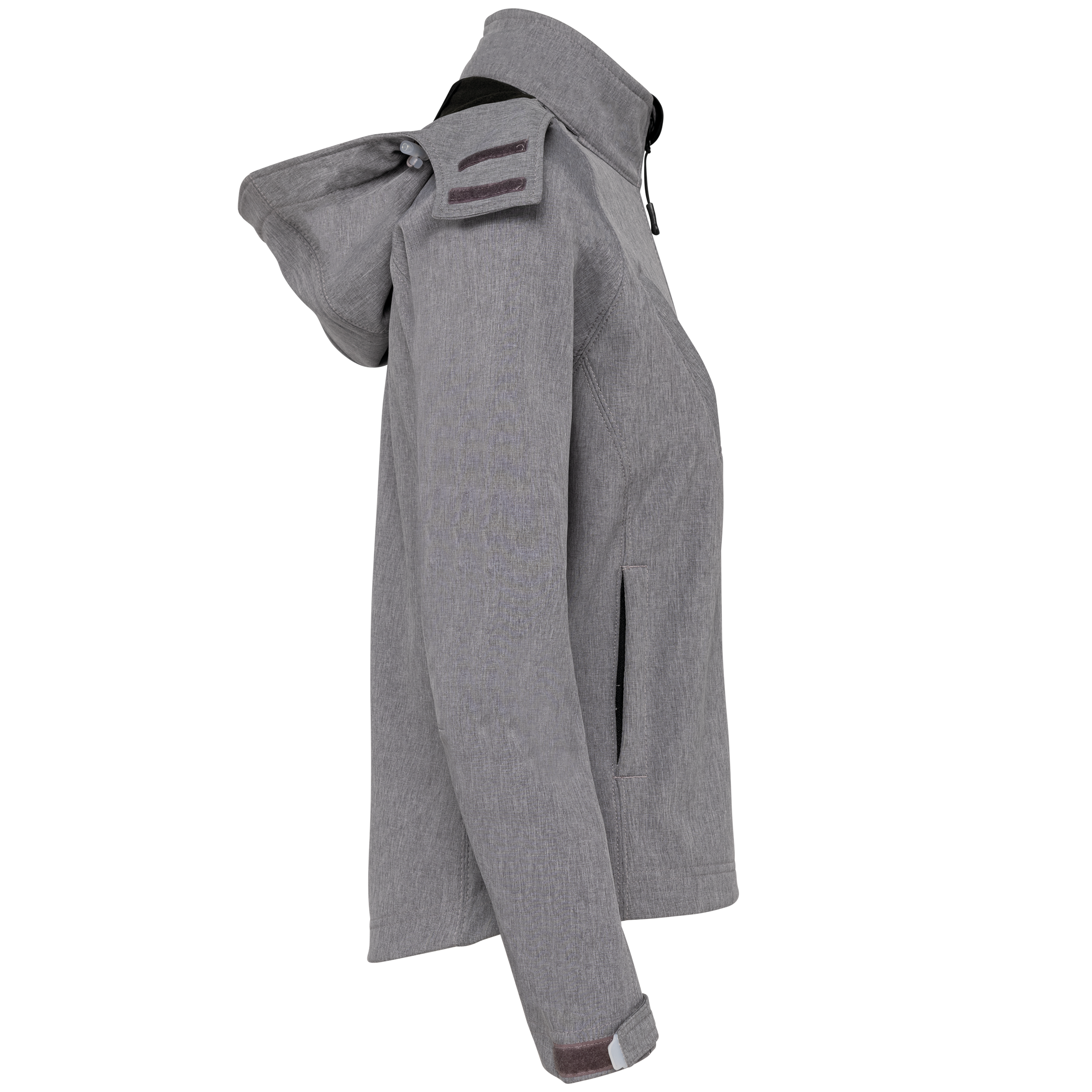 Damen Softshell-Jacke mit Abnehmbare Kapuze