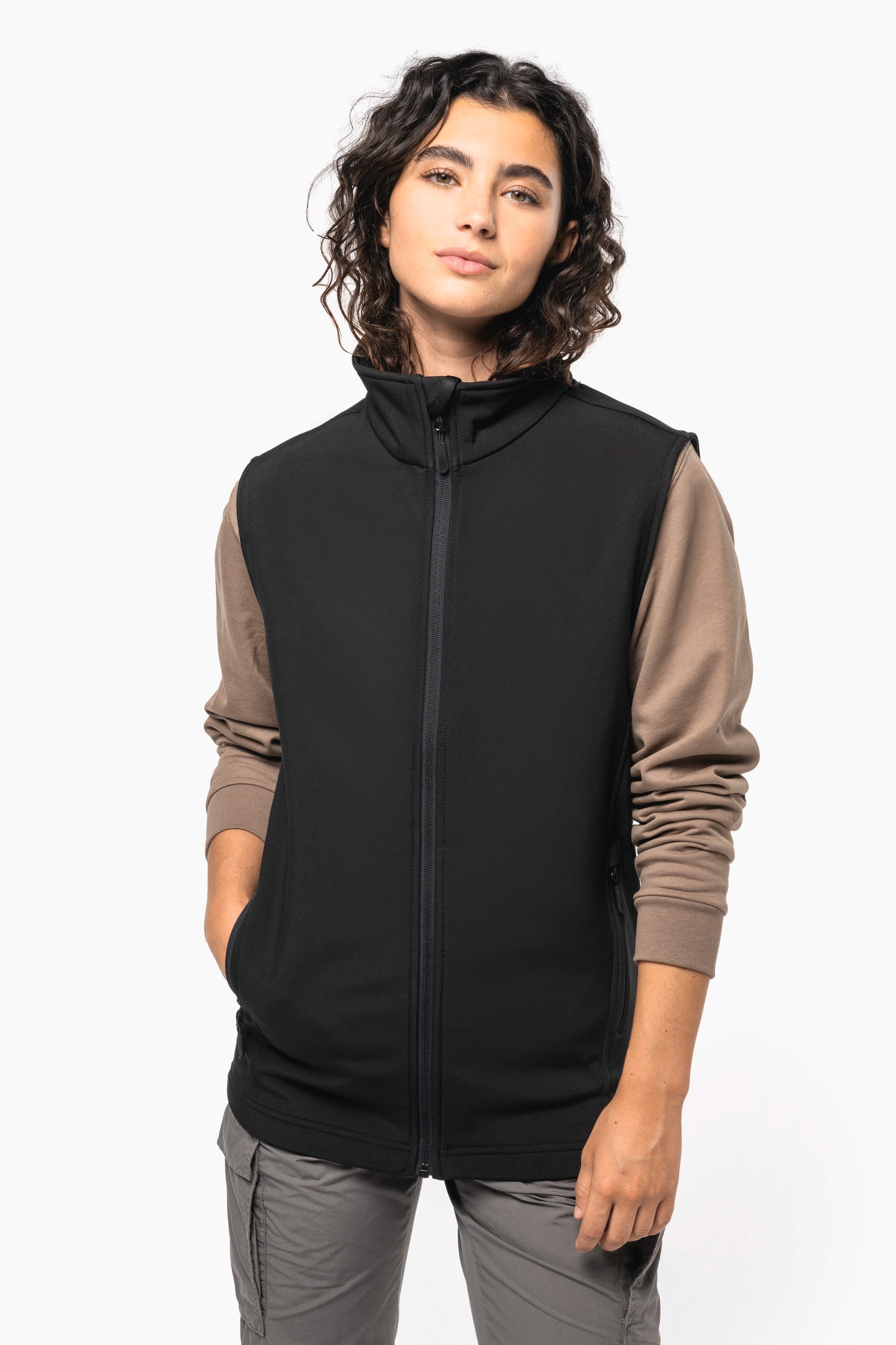 Zweilagiger, umweltfreundlicher Unisex-Softshell-Bodywärmer