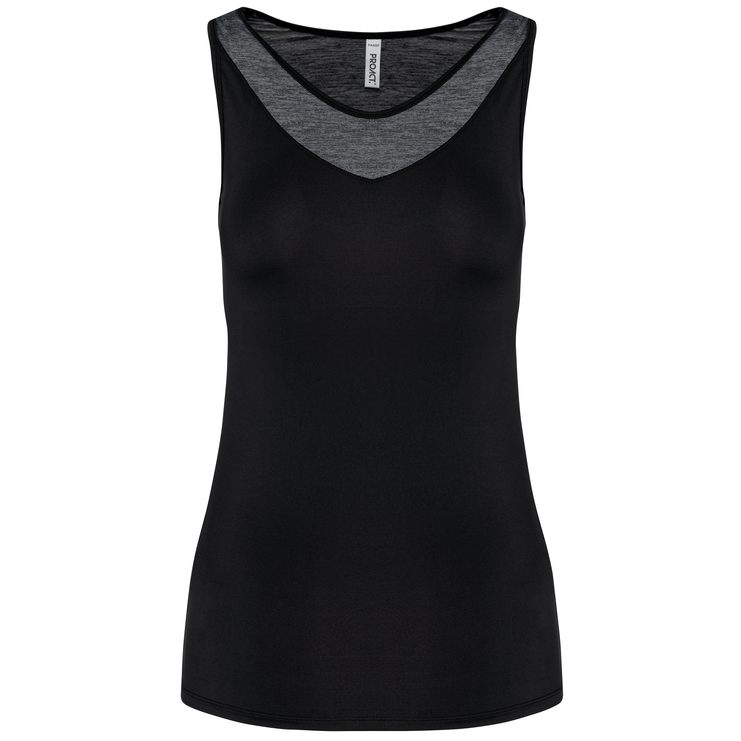 Zweifarbiges Padel-Damentop