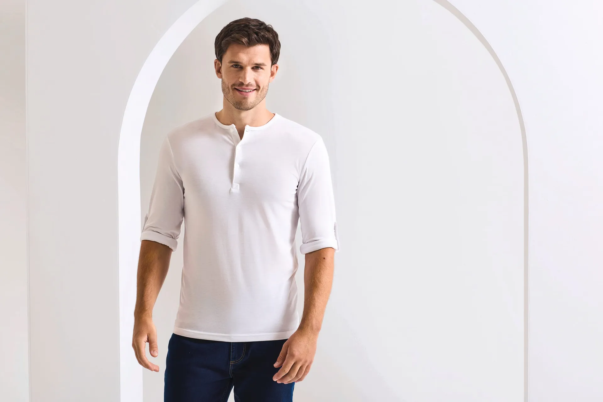 Long John - Men's roll sleeve T-shirt