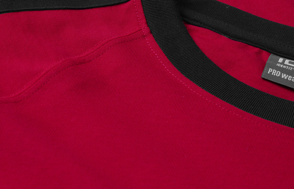 ID Pro Wear 0302 -Strapazierfähiges T-Shirt mit Kontrastdetails