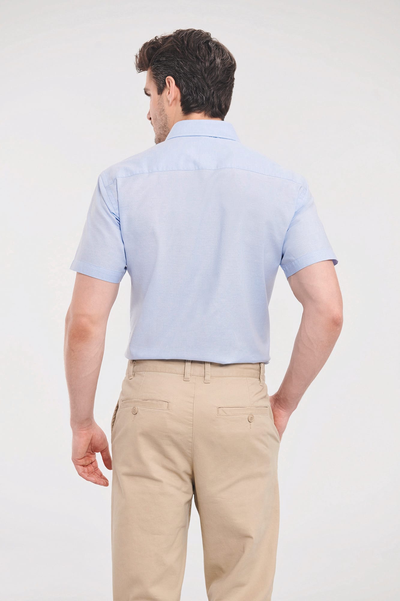 Tailliertes Oxford Hemd -⁠ Kurzarm