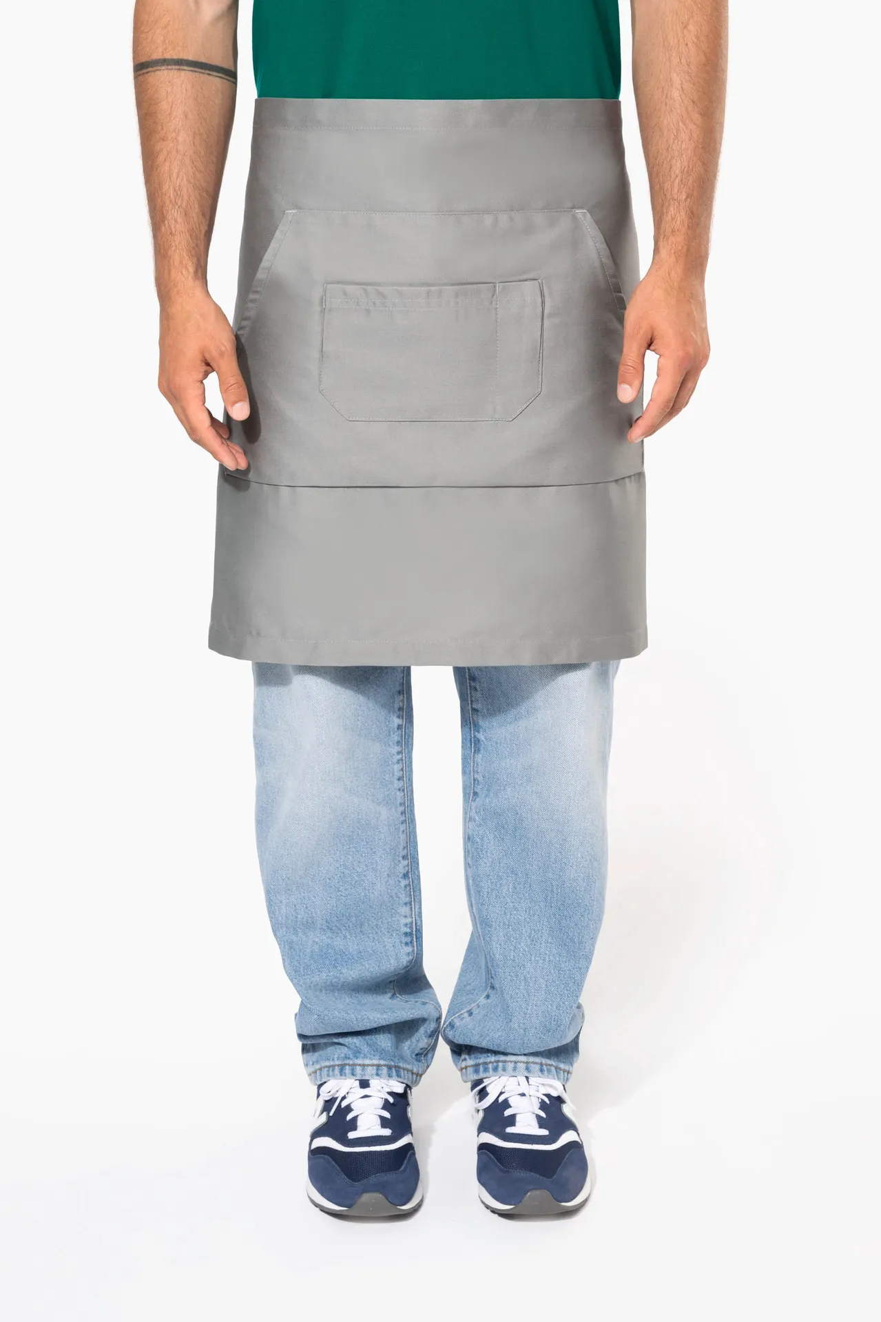 Mittellange Baumwollpolyesterschürze