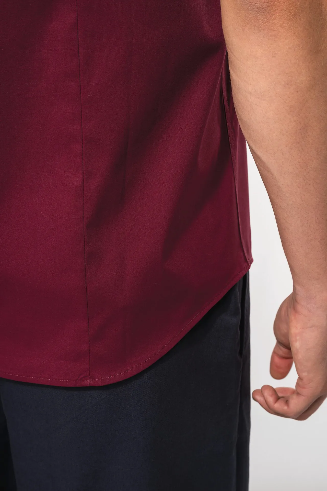 Herren Stretchhemd Kurzarm