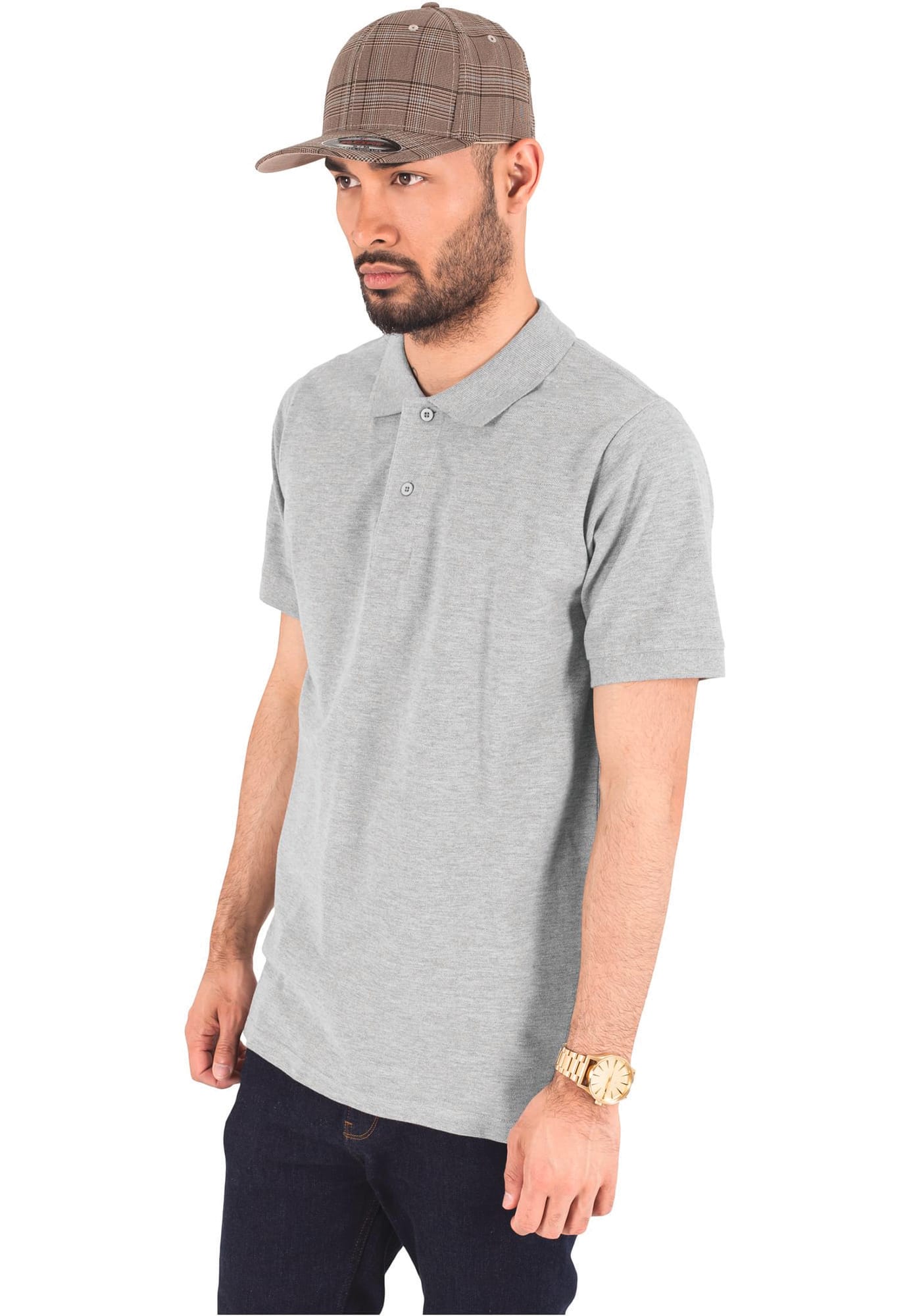 Kappe mit Prince of Wales-Muster