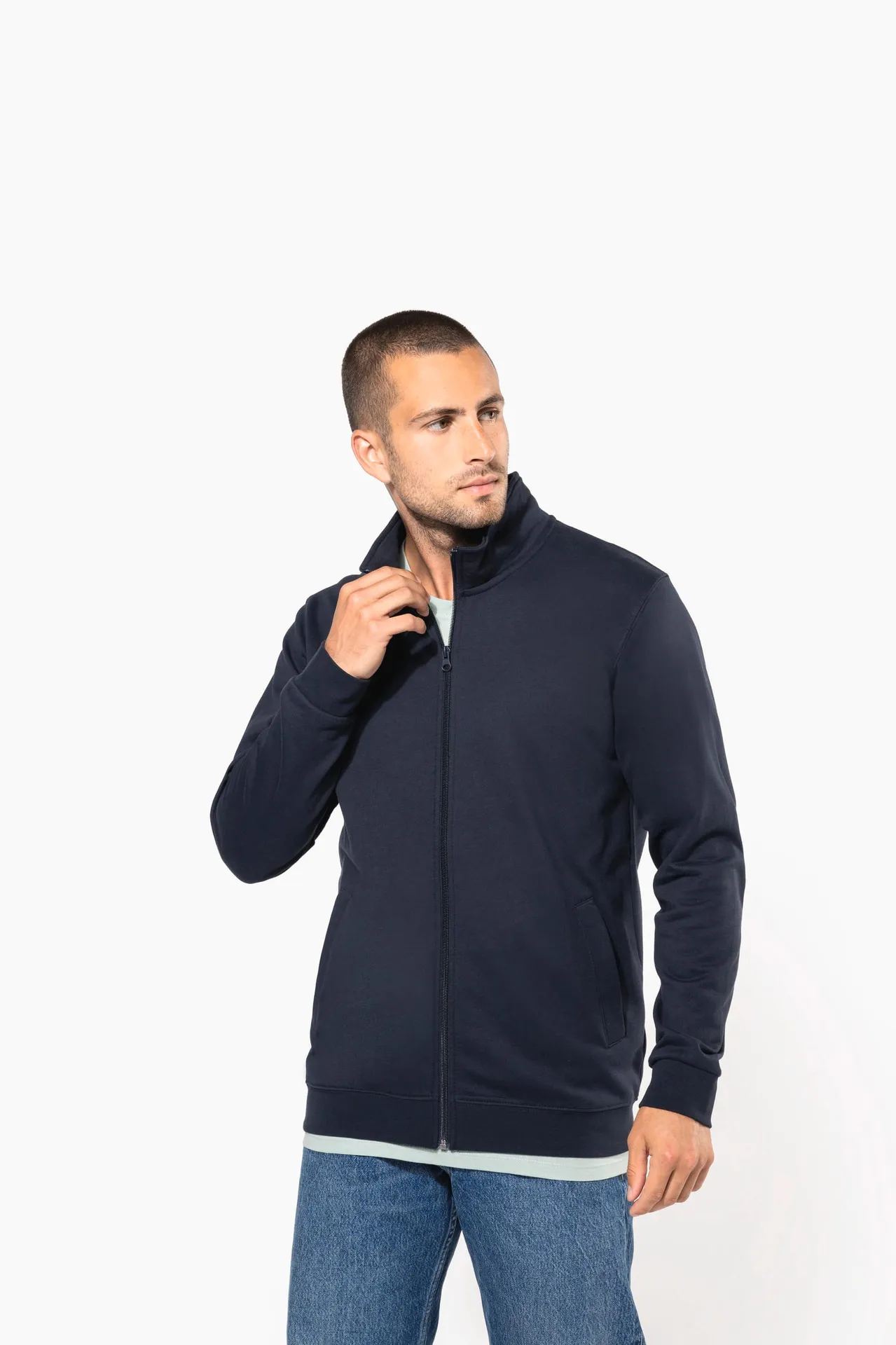 Sweatjacke mit Reißverschluss