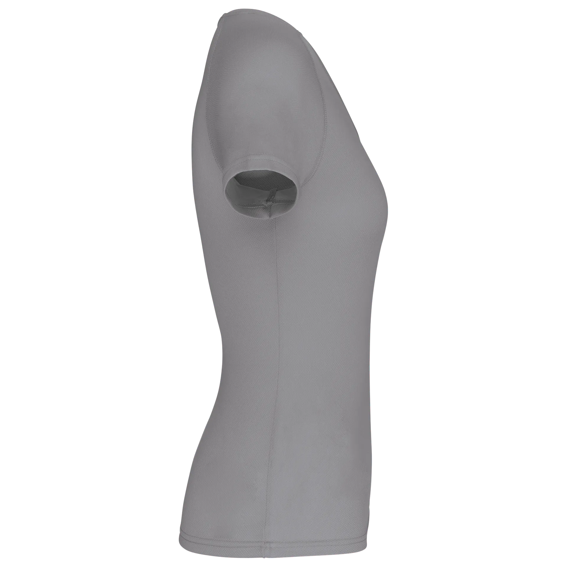 Damen Kurzarm-Sportshirt mit V-Ausschnitt