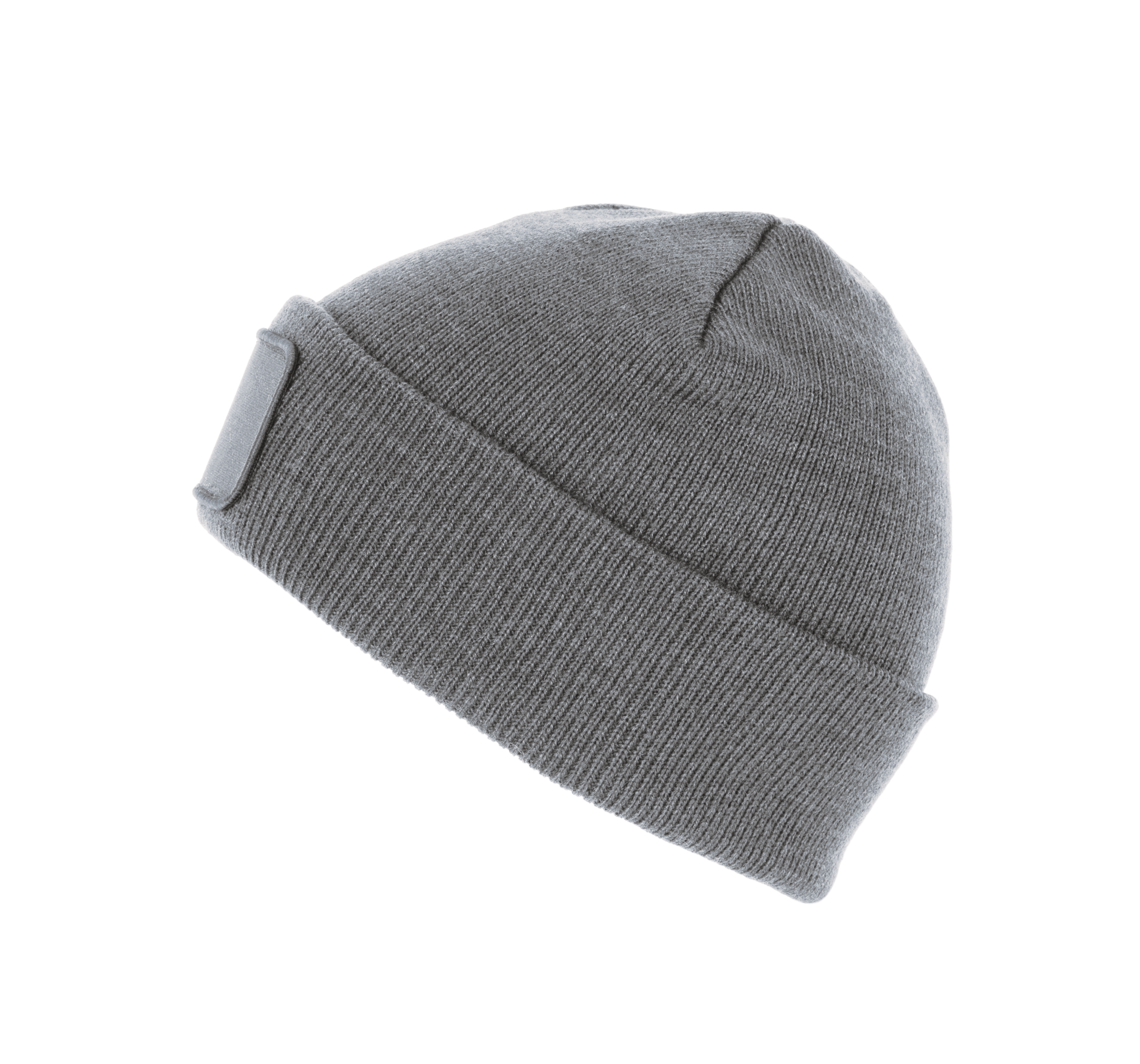 Recycelte Mütze mit Patch