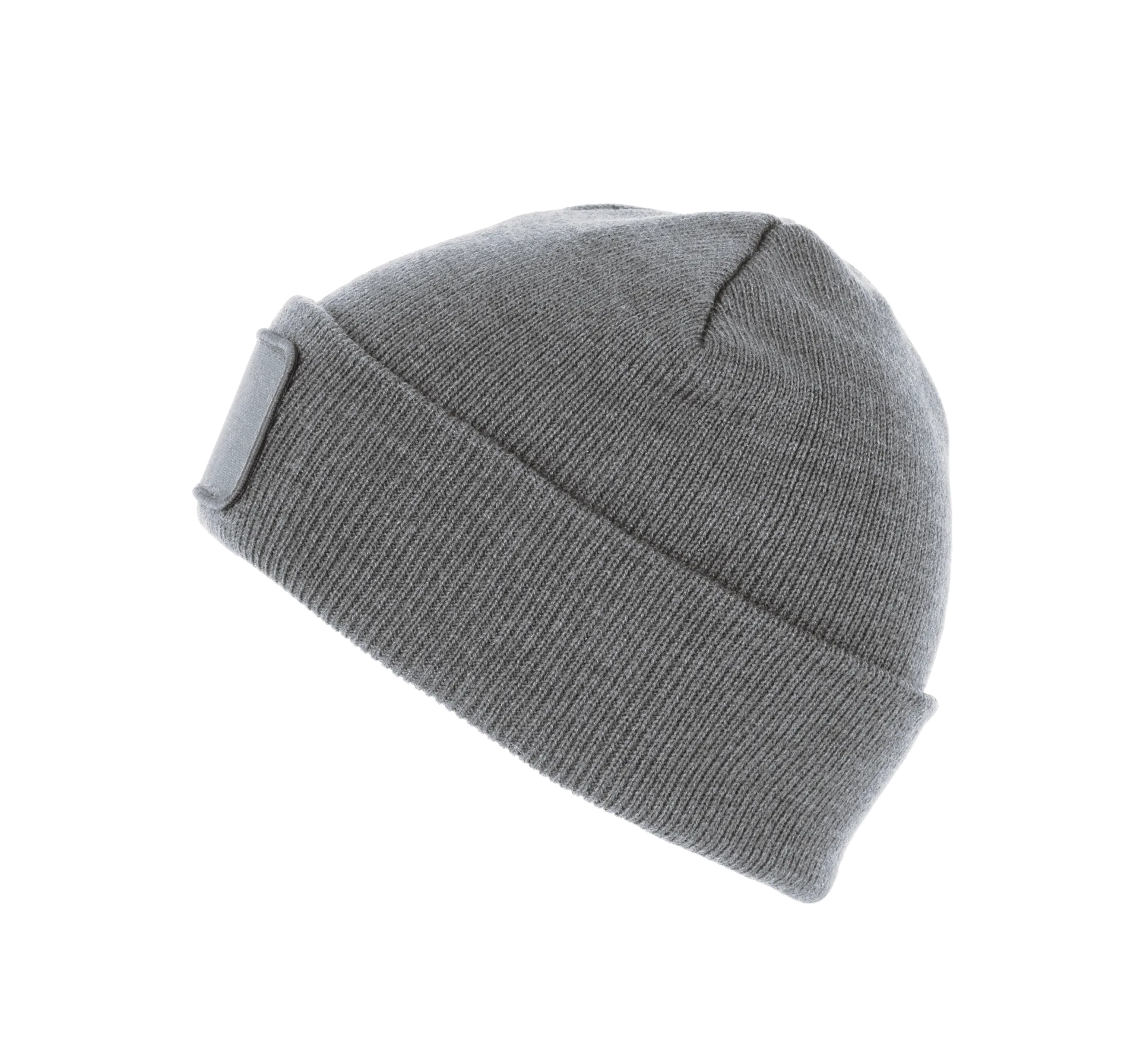 Recycelte Mütze mit Patch