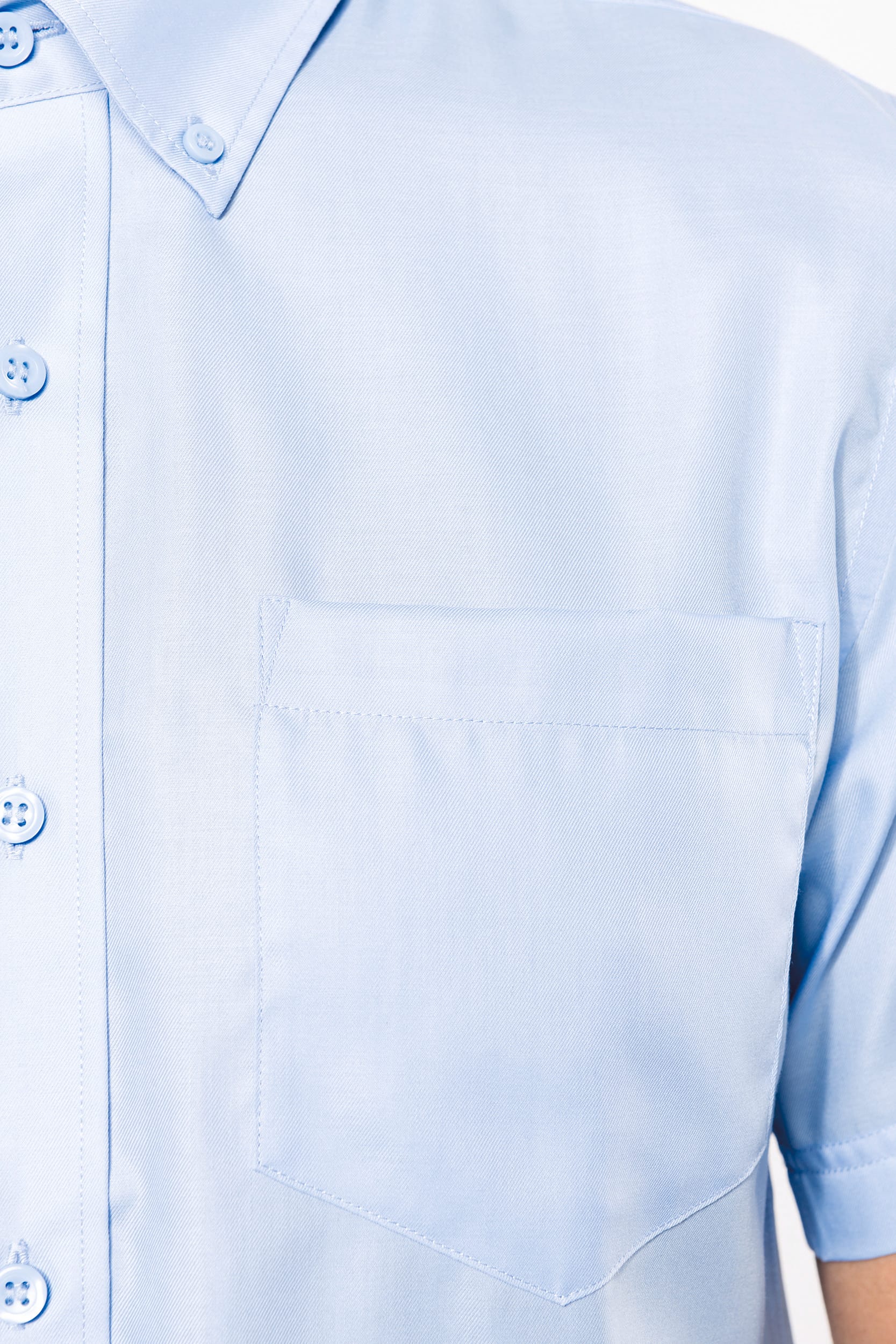 Herren Kurzarmhemd Bügelfrei Micro Twill