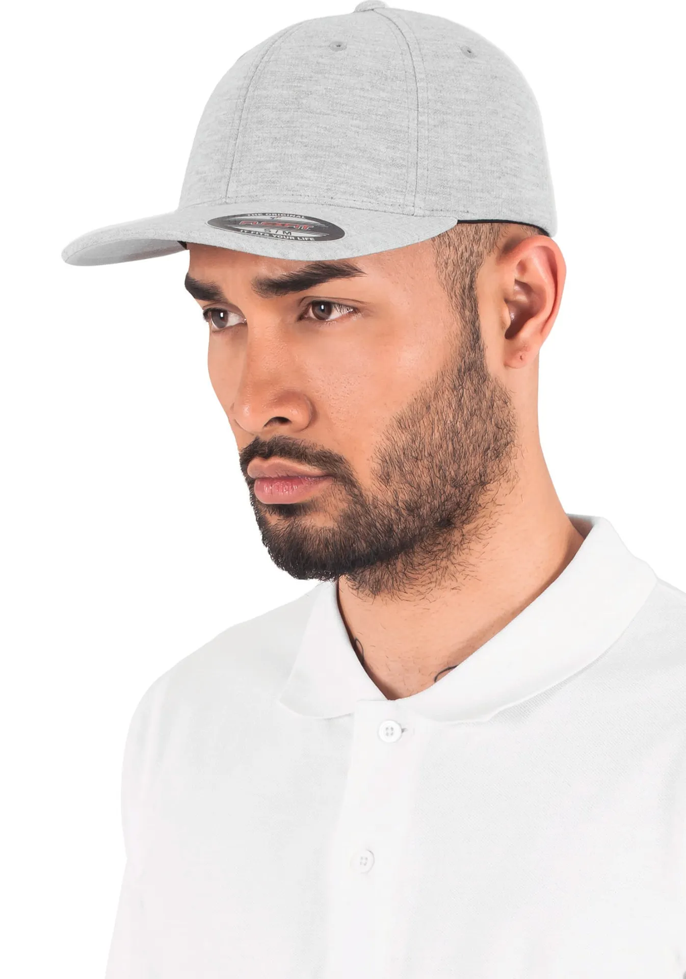 6-Panel-Kappe aus Jersey