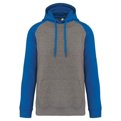 Grey heather/Sporty royal blue