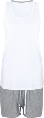 White / Heather Grey