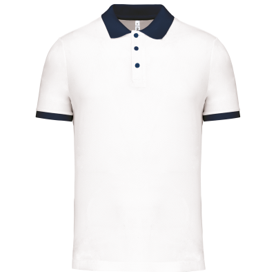 White / Sporty Navy