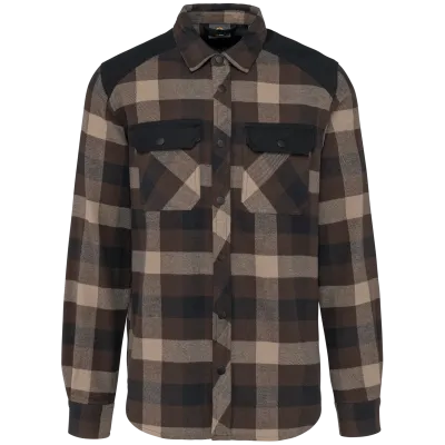 Chocolate / Dark Beige Checked / Black