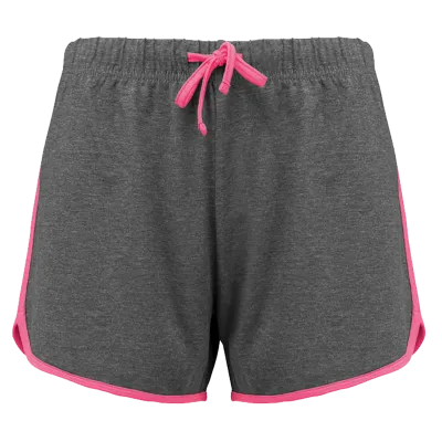 Grey Heather / Fluo Pink