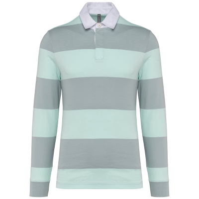 Light Grey / Ice Mint Stripes