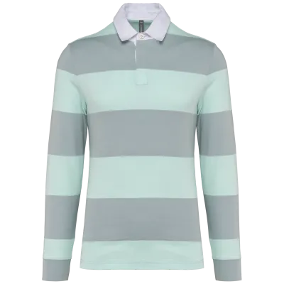 Light Grey / Ice Mint Stripes