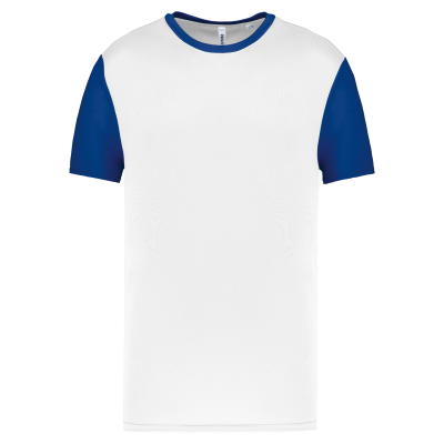White / Dark Royal Blue