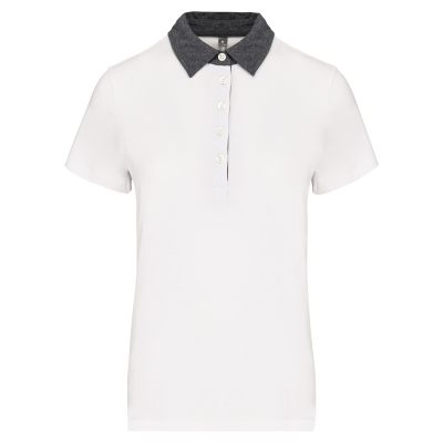 White / Dark Grey Heather