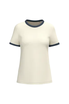 Ivory / Washed Navy Blue