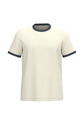 Ivory / Washed Navy Blue