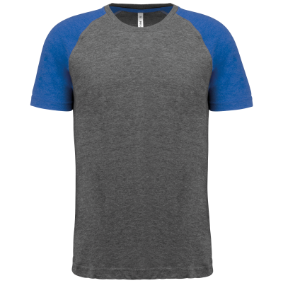 Grey Heather / Sporty Royal Blue Heather